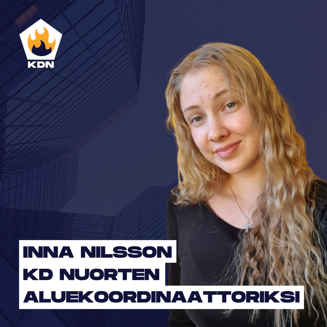 Read more about the article KD Nuorten aluekoordinaattoriksi Inna Nilsson