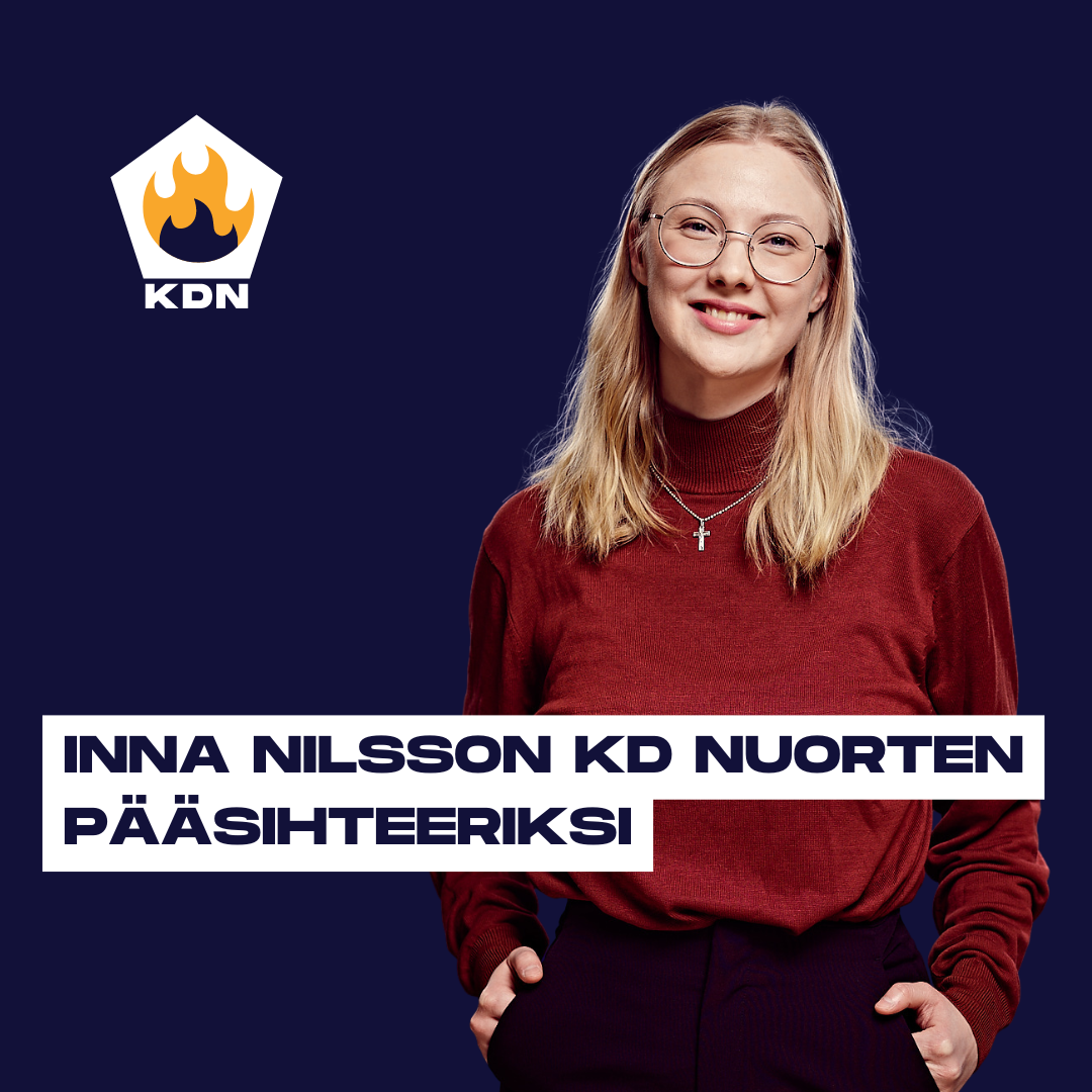 Read more about the article Inna Nilsson KD Nuorten pääsihteeriksi