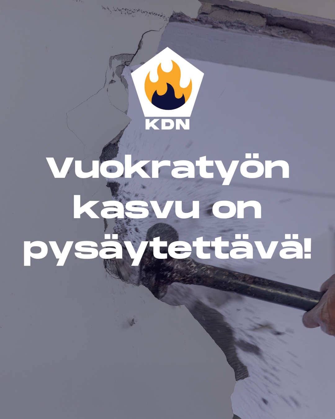 Read more about the article Vuokratyön kasvu on pysäytettävä!