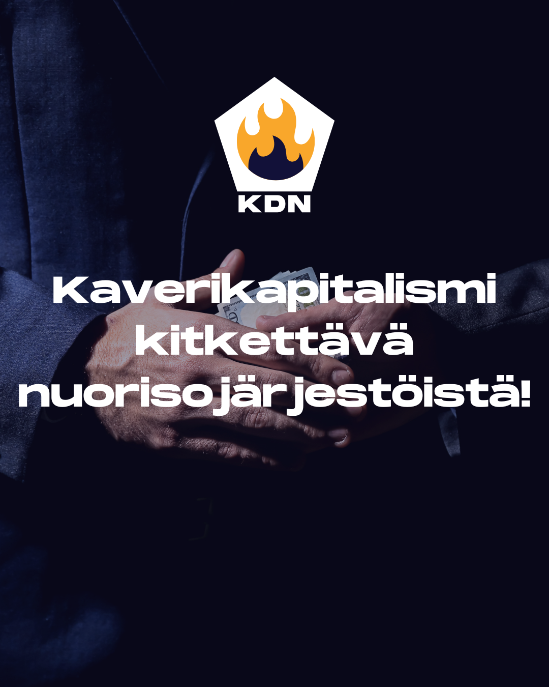 Read more about the article Kaverikapitalismi  kitkettävä nuorisojärjestöistä!
