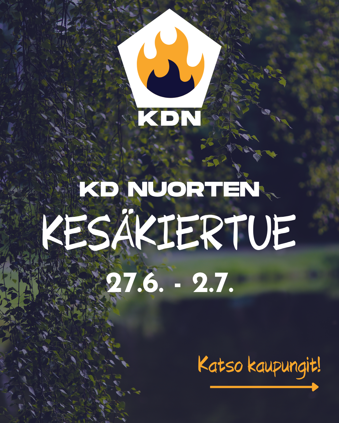 Read more about the article KD Nuorten Kesäkiertue 27.6. – 2.7.